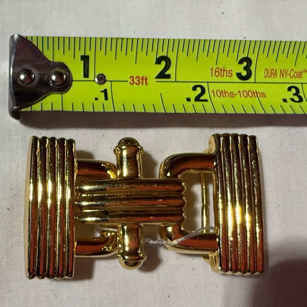 Vintage Gold Slide Belt Buckle